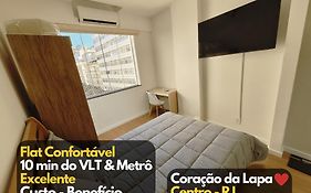 Incrível Flat, Novinho c/ ar completo Lapa RJ